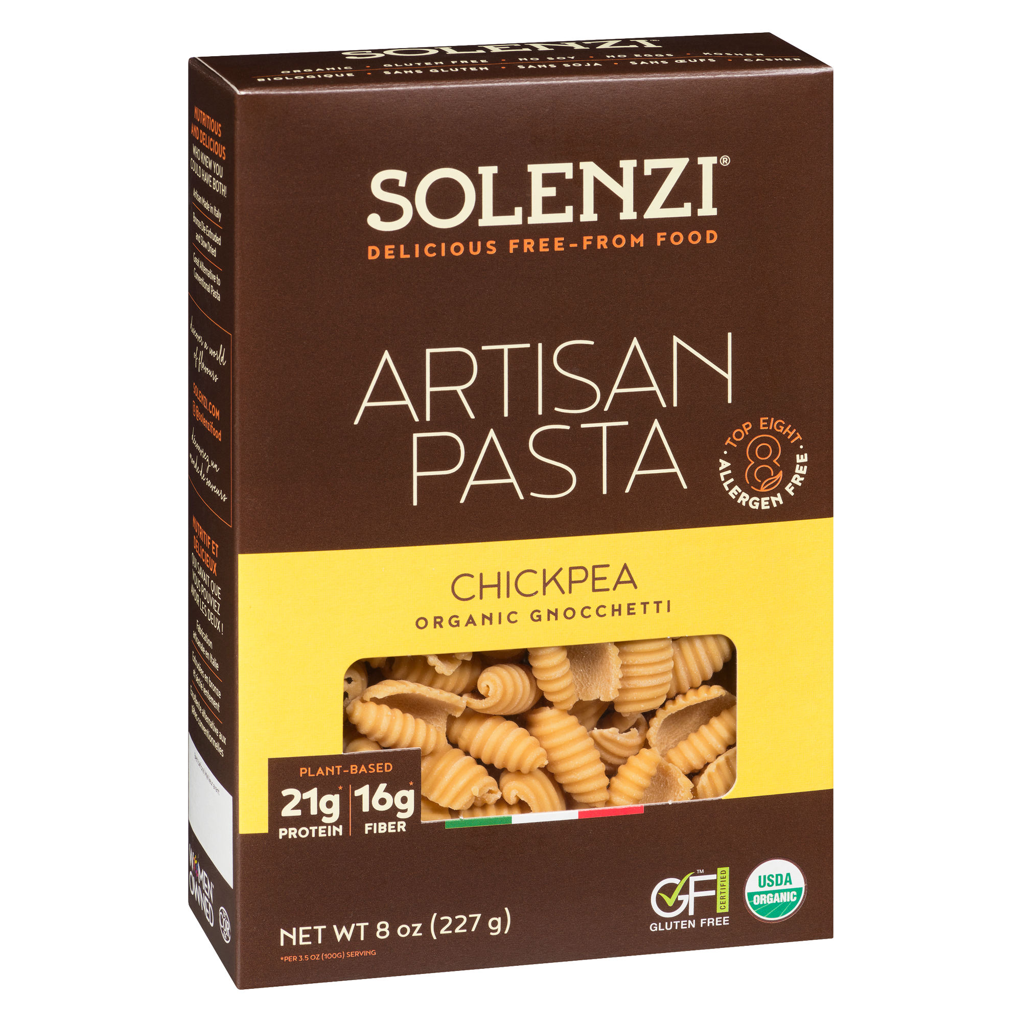 Organic Chickpea Gnocchetti - Solenzi