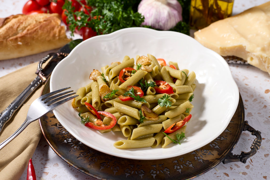 Organic Green Pea Penne - Solenzi