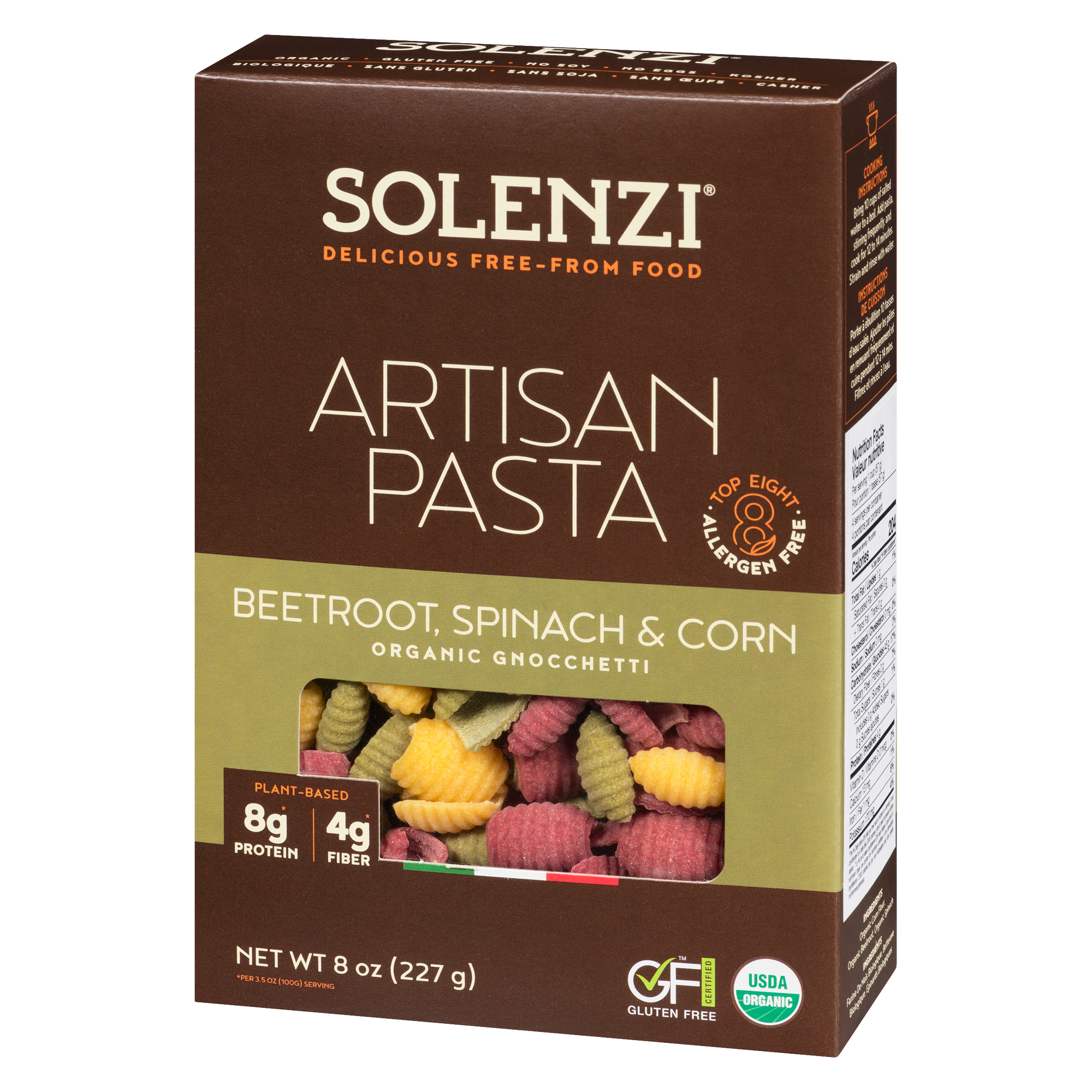 Beets & Spinach | Free 6 – Pasta SOLENZI Pack Gluten